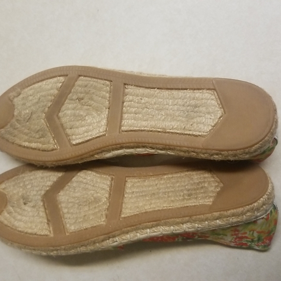 Ellen Tracy floral espadrilles size 9 - Picture 5 of 5